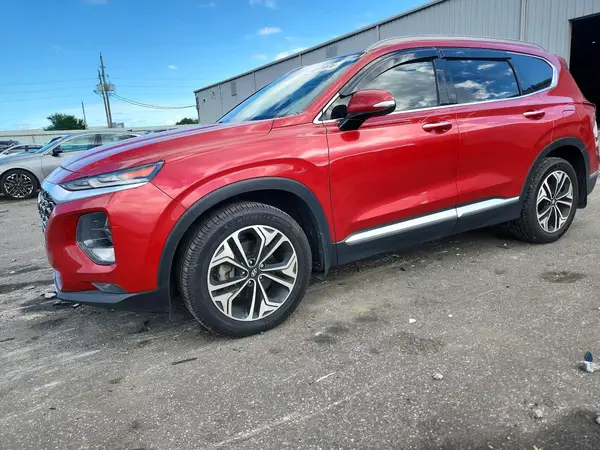 5NMS53AA9KH129263 — 2019 Hyundai Santa FE, Передняя часть (Front End), фото до ремонта