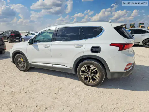 2019 Hyundai Santa Fe Limited 2.0T VIN 5NMS53AA6KH030674 фото 2