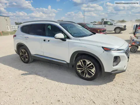 2019 Hyundai Santa Fe Limited 2.0T VIN 5NMS53AA6KH030674 фото 4