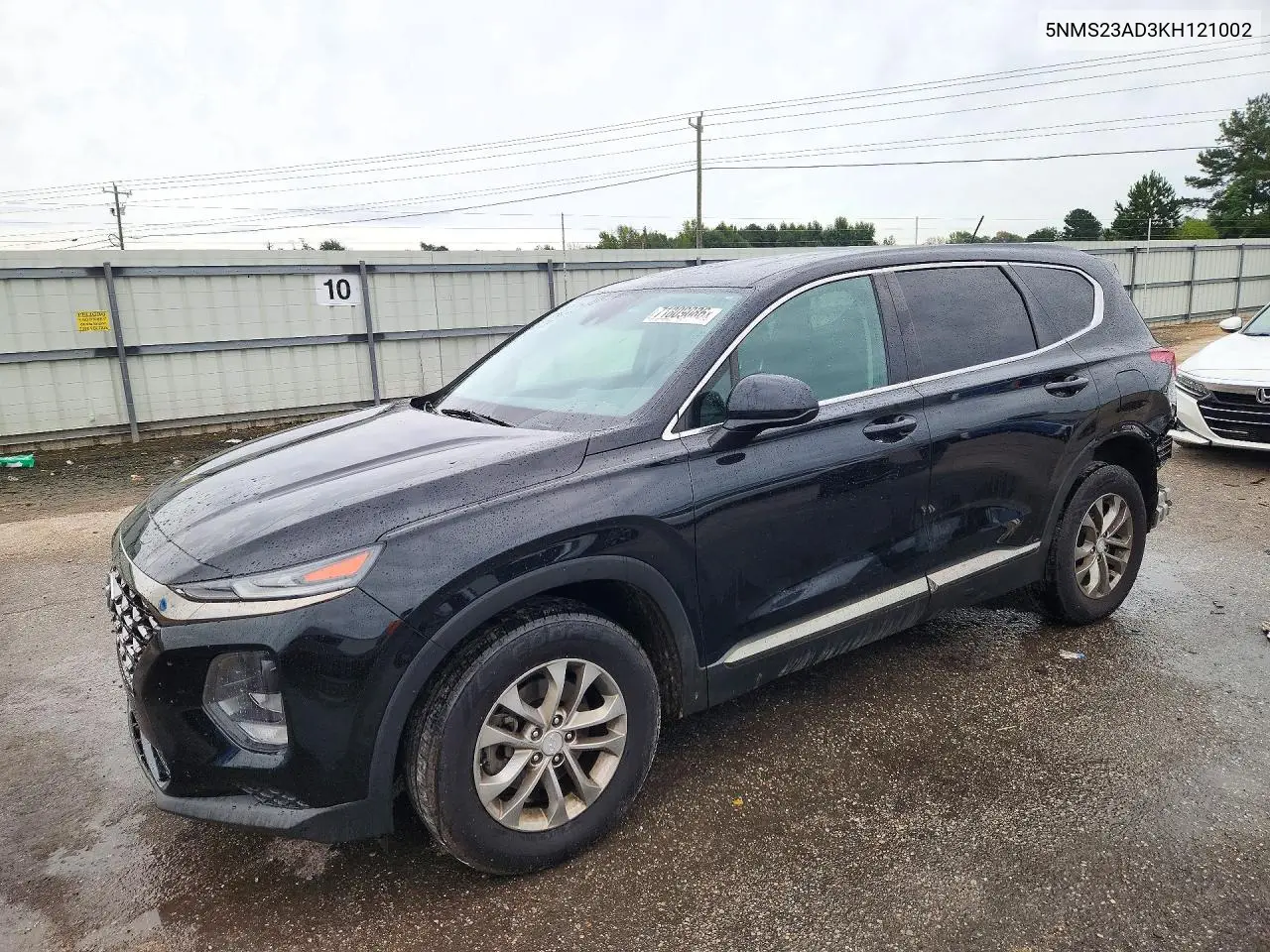 2019 Hyundai Santa Fe Se VIN 5NMS23AD3KH121002 фото 1