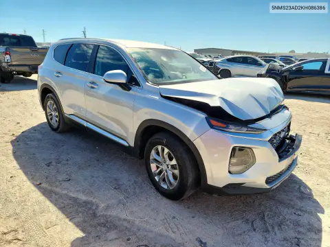 2019 Hyundai Santa Fe Se VIN 5NMS23AD2KH086386 фото 4