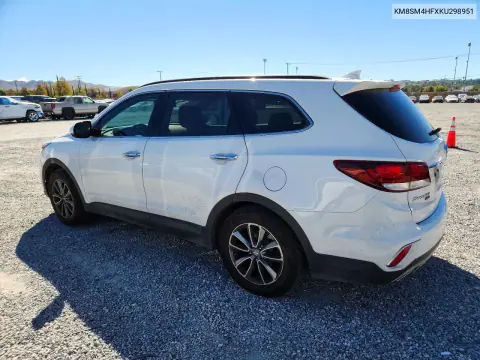 2019 Hyundai Santa Fe Xl Se VIN KM8SM4HFXKU298951 фото 2