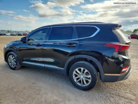5NMS2CAD7KH079630 — 2019 Hyundai Santa FE, фото 2 с аукциона Copart, Передняя часть