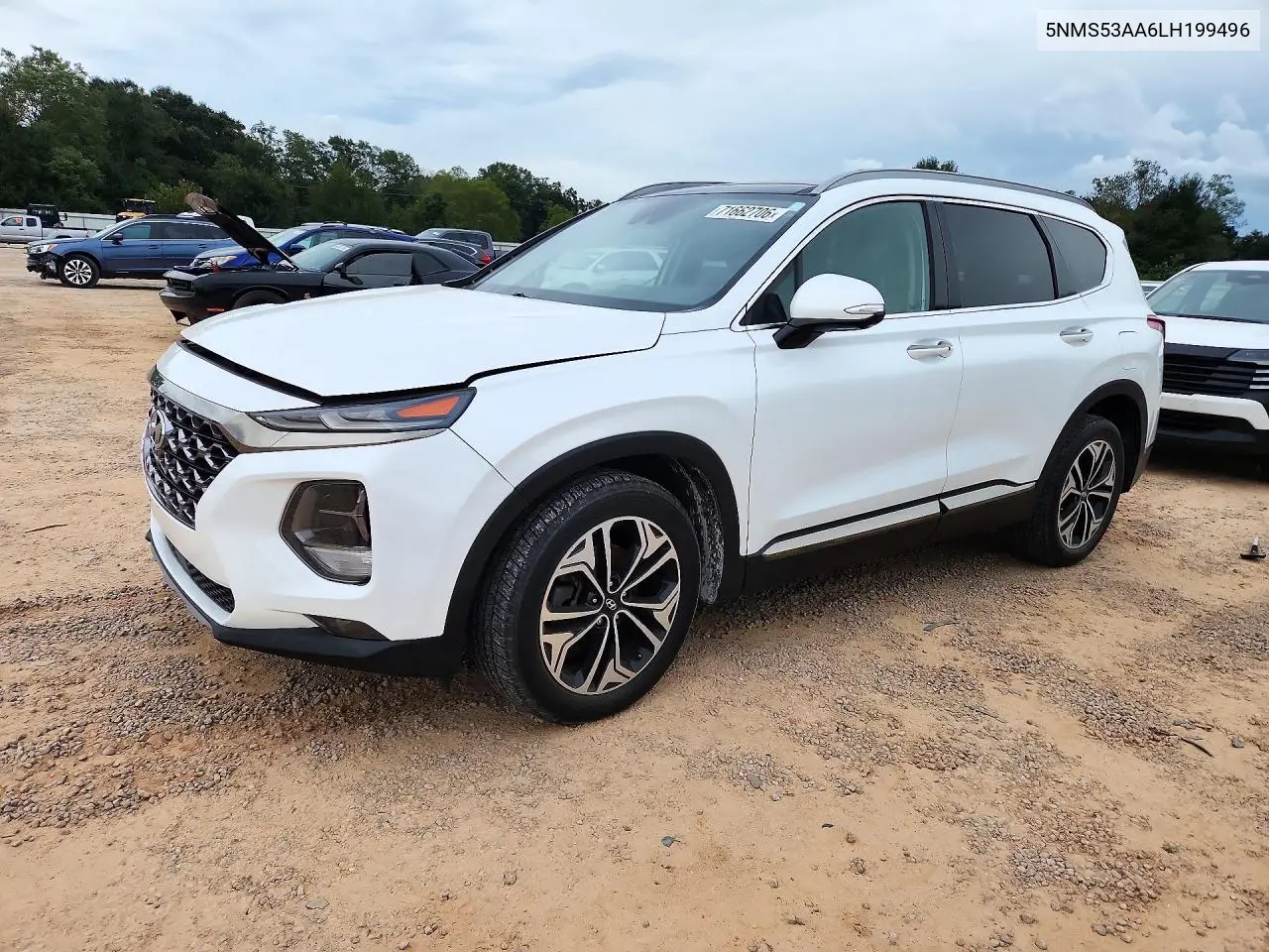 2020 Hyundai Santa Fe Limited 2.0T VIN 5NMS53AA6LH199496 фото 1