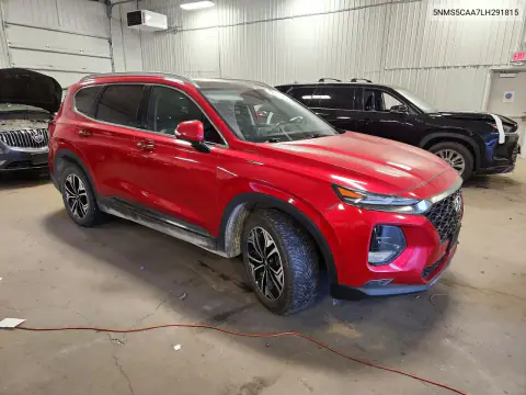 2020 Hyundai Santa Fe Limited 2.0T VIN 5NMS5CAA7LH291815 фото 4