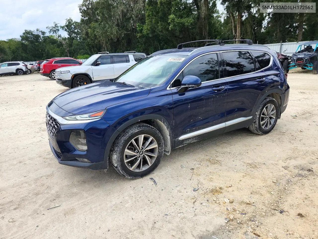 2020 Hyundai Santa Fe Sel VIN 5NMS33AD1LH172562 фото 1