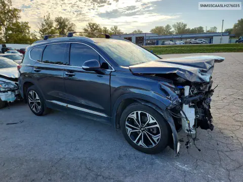 2020 Hyundai Santa Fe Limited 2.0T VIN 5NMS5CAA5LH276035 фото 4