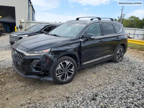 5NMS53AA6LH299596 — 2020 Hyundai Santa FE, Передняя часть, фото до ремонта