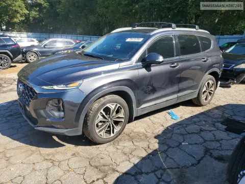 5NMS53AA5LH287245 — 2020 Hyundai Santa FE, Задняя часть, фото до ремонта