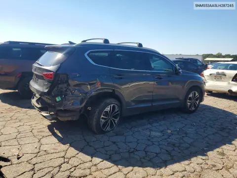 2020 Hyundai Santa Fe Limited 2.0T VIN 5NMS53AA5LH287245 фото 3