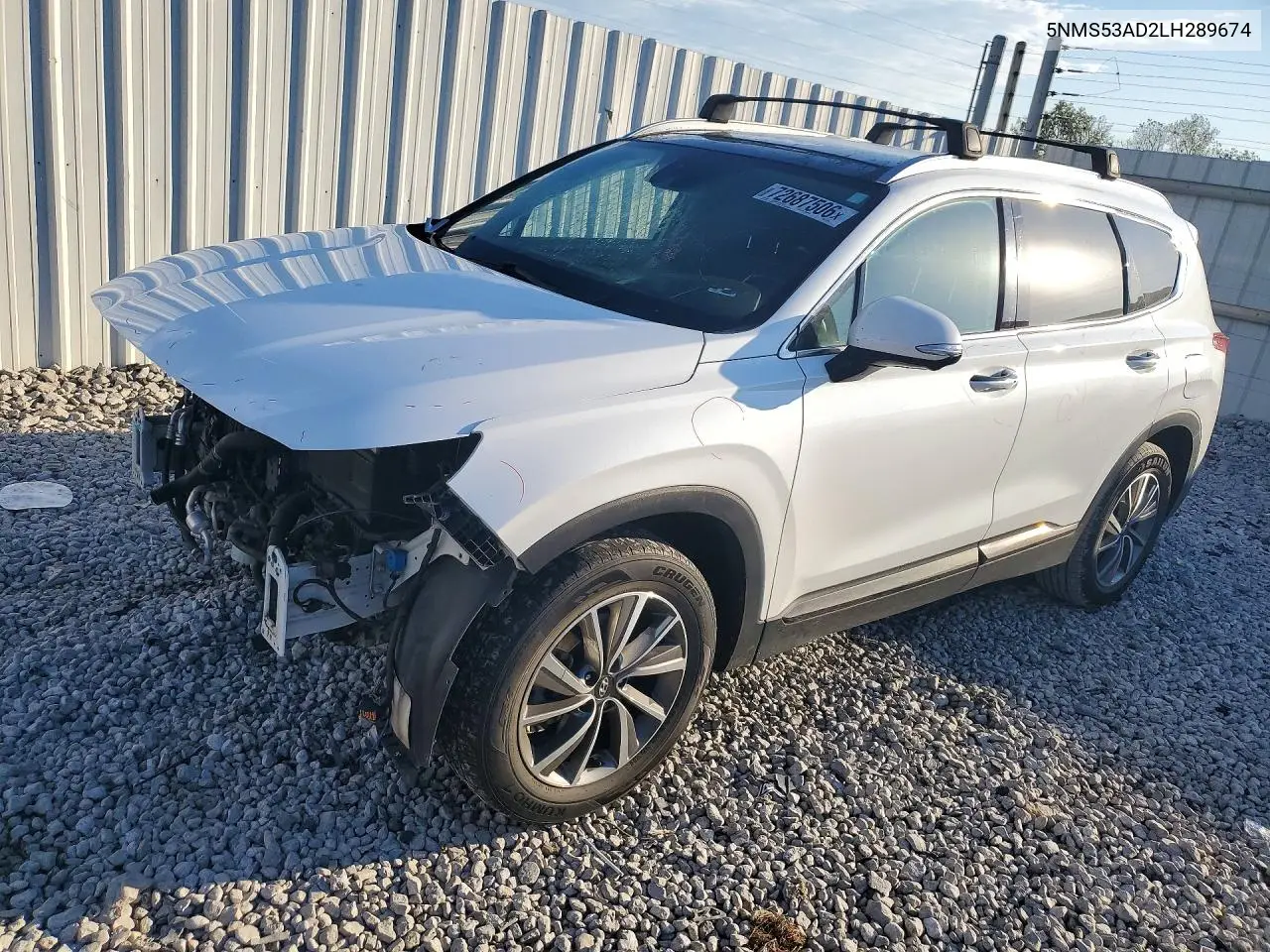 2020 Hyundai Santa Fe Limited VIN 5NMS53AD2LH289674 фото 1