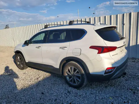 2020 Hyundai Santa Fe Limited VIN 5NMS53AD2LH289674 фото 2