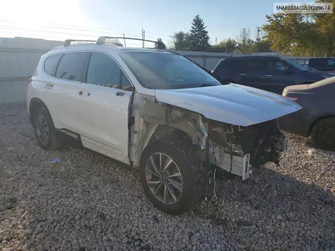2020 Hyundai Santa Fe Limited VIN 5NMS53AD2LH289674 фото 4
