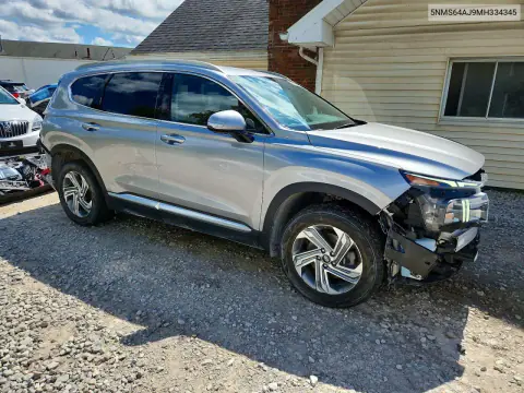 2021 Hyundai Santa Fe Sel VIN 5NMS64AJ9MH334345 фото 4