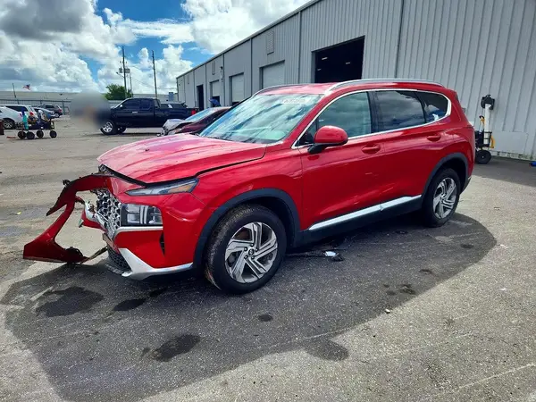 5NMS24AJ5MH333088 — 2021 Hyundai Santa FE, Передняя часть (Front End), фото до ремонта