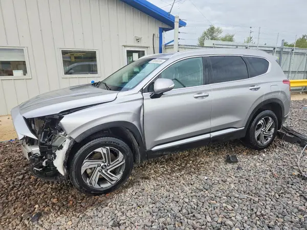 5NMS6DAJ5MH343933 — 2021 Hyundai Santa FE, Передняя часть (Front End), фото до ремонта