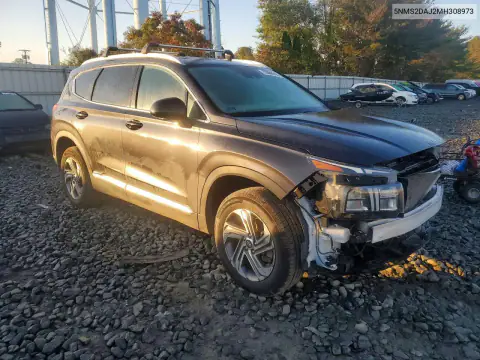 5NMS2DAJ2MH308973 — 2021 Hyundai Santa FE, фото 4 с аукциона Copart 19.10.2026, Передняя часть