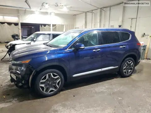 2022 Hyundai Santa Fe Limited VIN 5NMS44ALXNH387743 фото 1