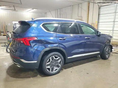 2022 Hyundai Santa Fe Limited VIN 5NMS44ALXNH387743 фото 3