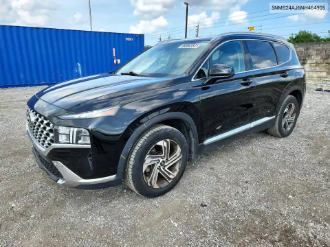5NMS24AJ6NH464905 — 2022 Hyundai Santa FE, Передняя часть, фото до ремонта