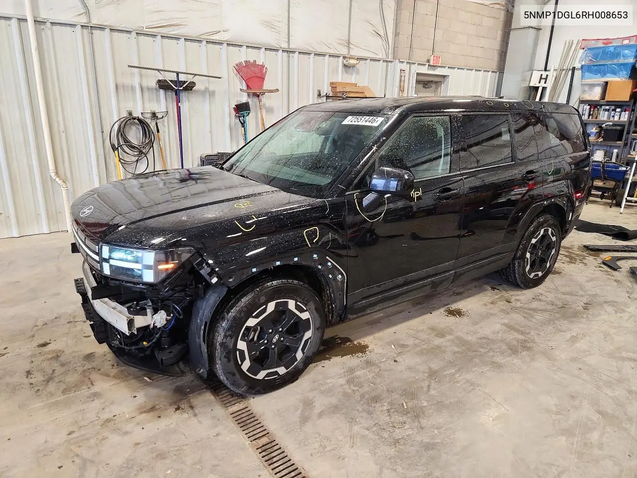 2024 Hyundai Santa Fe Se VIN 5NMP1DGL6RH008653 фото 1