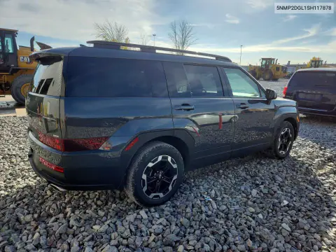 2025 Hyundai Santa Fe Sel VIN 5NMP2DGL1SH117878 фото 3