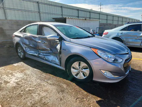 2015 Hyundai SONATA HYBRID VIN KMHEC4A43FA129273 фото 4