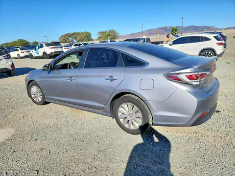 2016 Hyundai SONATA HYBRID VIN KMHE24L19GA013938 фото 2