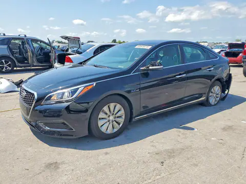 KMHE24L17HA044090 — 2017 Hyundai Sonata Hybrid, Задняя часть (Rear End), фото до ремонта