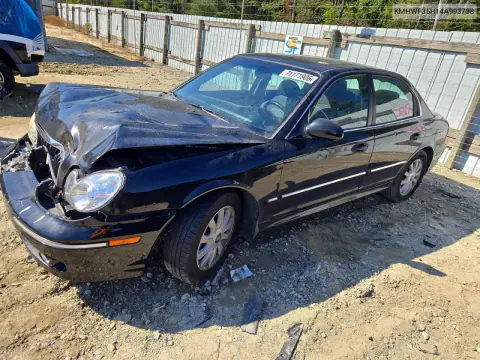 KMHWF35H14A993738 — 2004 Hyundai Sonata, Передняя часть, фото до ремонта