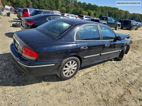 2004 Hyundai Sonata Gls VIN KMHWF35H14A993738 фото 3