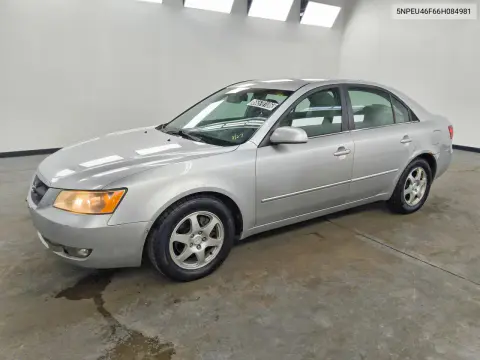 5NPEU46F66H084981 — 2006 Hyundai Sonata, Естественный износ, фото до ремонта