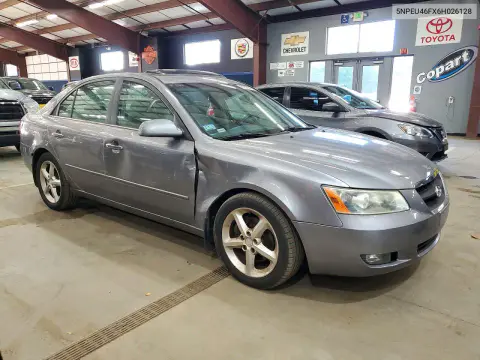 2006 Hyundai Sonata Gls V6 VIN 5NPEU46FX6H026128 фото 4