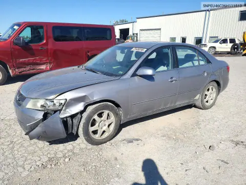 5NPEU46C36H111513 — 2006 Hyundai Sonata, Передняя часть, фото до ремонта