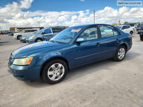 5NPET46C16H107298 Hyundai Sonata 2006 — повреждение Боковая часть, фото до ремонта
