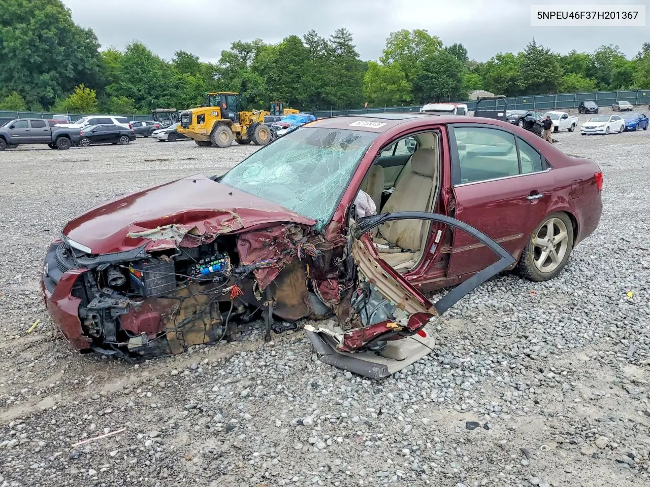 5NPEU46F37H201367 Hyundai Sonata 2007 — повреждение Повреждения со всех сторон, фото до ремонта