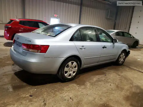 2007 Hyundai Sonata Gls VIN 5NPET46C97H221065 фото 3
