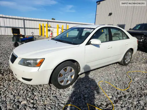 2008 Hyundai Sonata Gls VIN 5NPET46C98H298293 фото 1