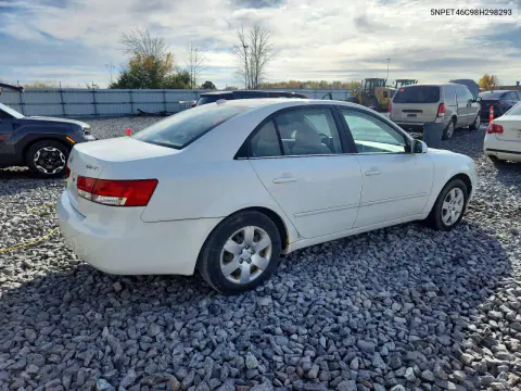 2008 Hyundai Sonata Gls VIN 5NPET46C98H298293 фото 3