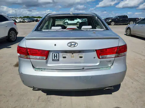 5NPEU46F28H354842 — 2008 Hyundai Sonata, фото 6 с аукциона Copart, Задняя часть