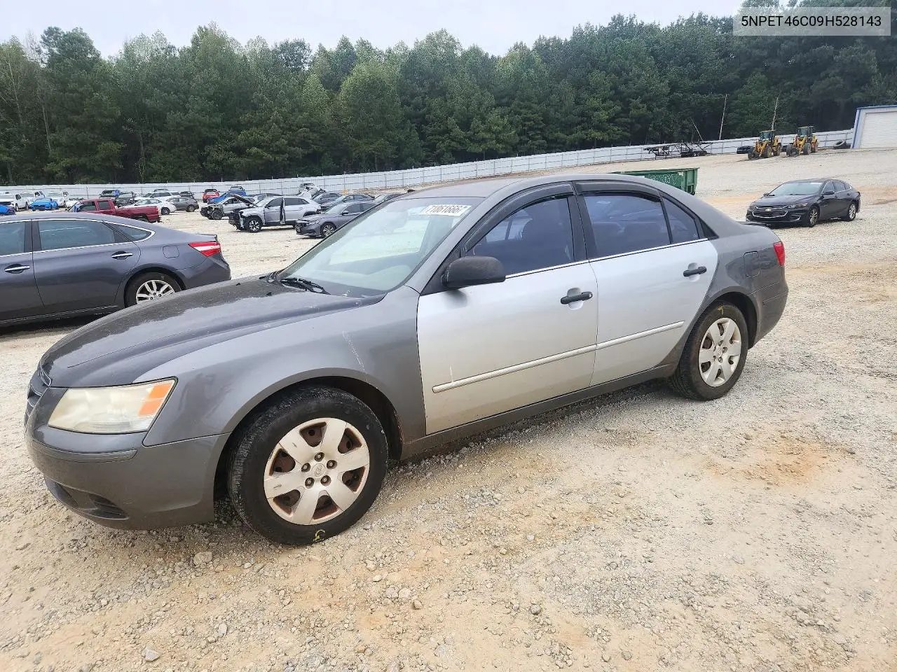 2009 Hyundai Sonata Gls VIN 5NPET46C09H528143 фото 1