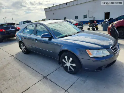 2009 Hyundai Sonata Gls VIN 5NPET46C39H520022 фото 4