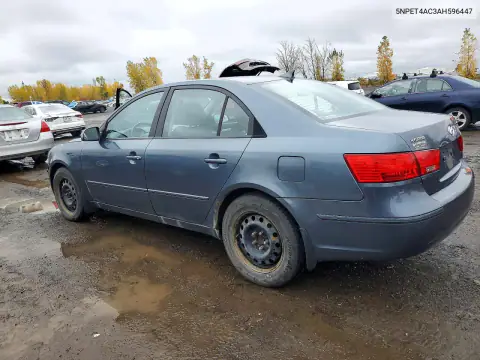 5NPET4AC3AH596447 — 2010 Hyundai Sonata, фото 2 с аукциона Copart, Передняя часть