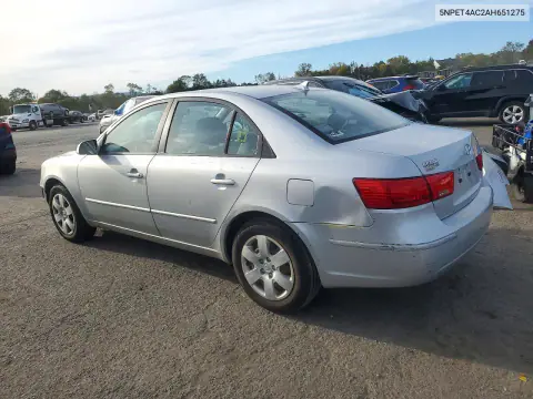 2010 Hyundai Sonata Gls VIN 5NPET4AC2AH651275 фото 2