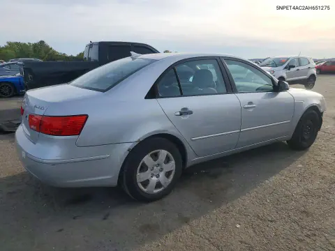 2010 Hyundai Sonata Gls VIN 5NPET4AC2AH651275 фото 3
