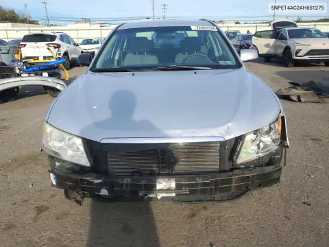 2010 Hyundai Sonata Gls VIN 5NPET4AC2AH651275 фото 5