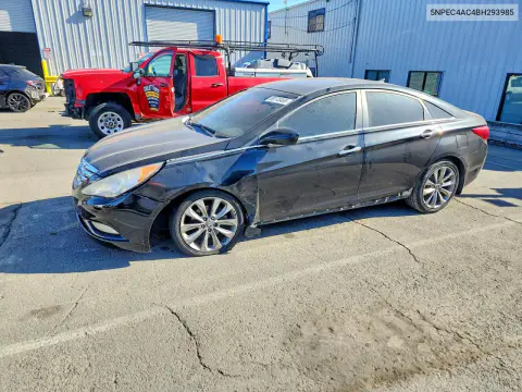 5NPEC4AC4BH293985 — 2011 Hyundai Sonata, Передняя часть, фото до ремонта