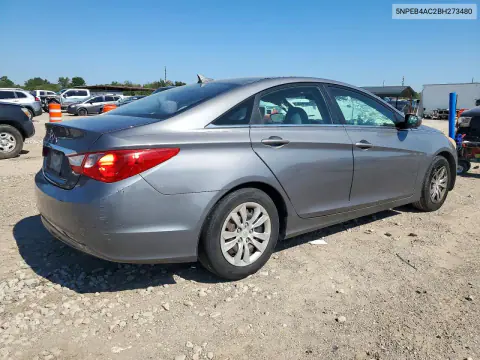 2011 Hyundai Sonata Gls VIN 5NPEB4AC2BH273480 фото 3