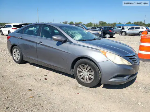 2011 Hyundai Sonata Gls VIN 5NPEB4AC2BH273480 фото 4