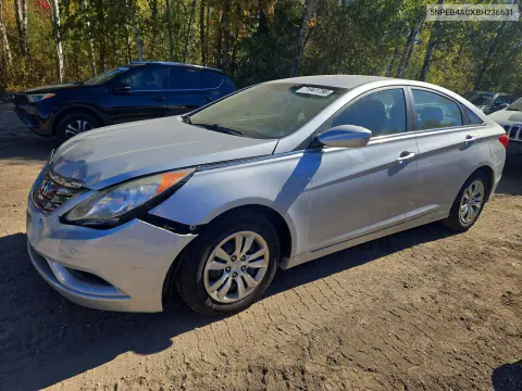 5NPEB4ACXBH236631 — 2011 Hyundai Sonata, Передняя часть, фото до ремонта